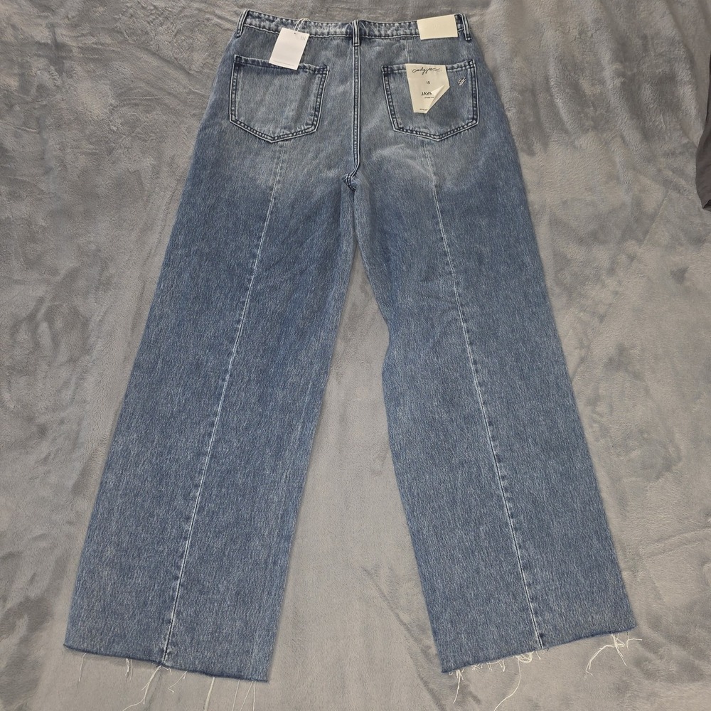 Carly Jean Los Angeles Jaymee‎ Wide Leg Jeans NWT Size 15 - Picture 2 of 16